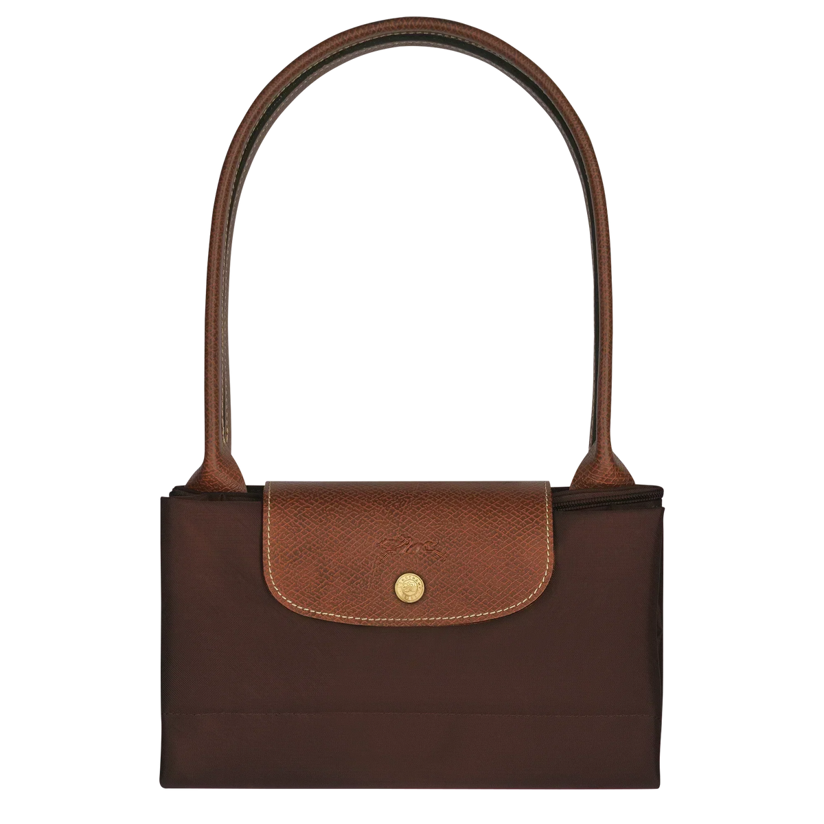 Klassieke Tas - Grote Le Pliage Tote, Ebbenhout