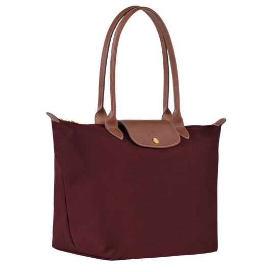 Klassieke Tas - Grote Le Pliage Draagtas, Bourgondischrood