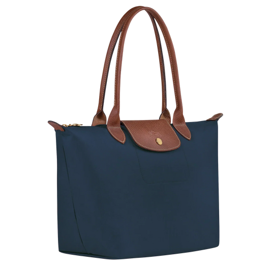 Klassieke Tas - Medium Le Pliage Tote, Marineblauw