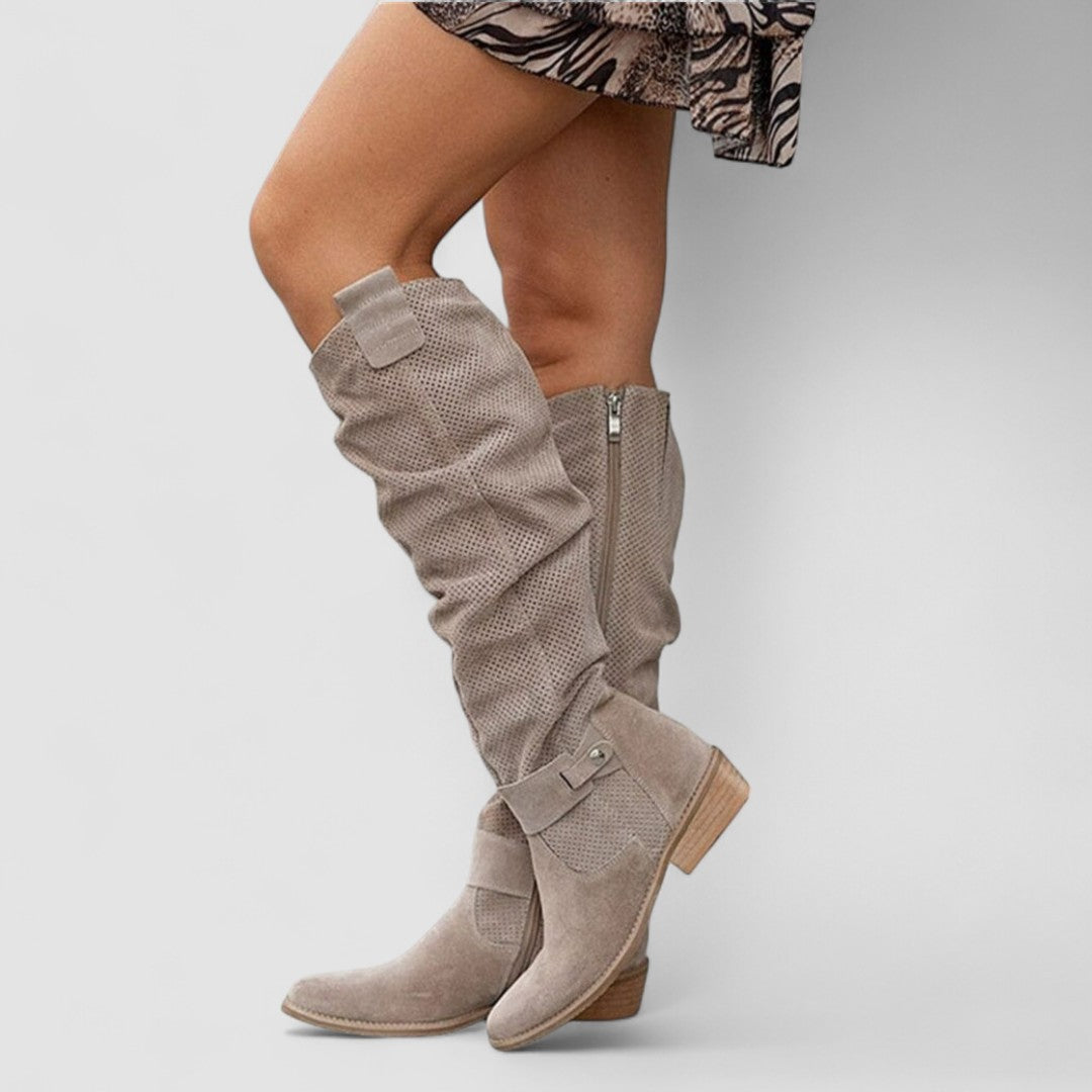 Georgiana | Western Slouch-Knielaarzen