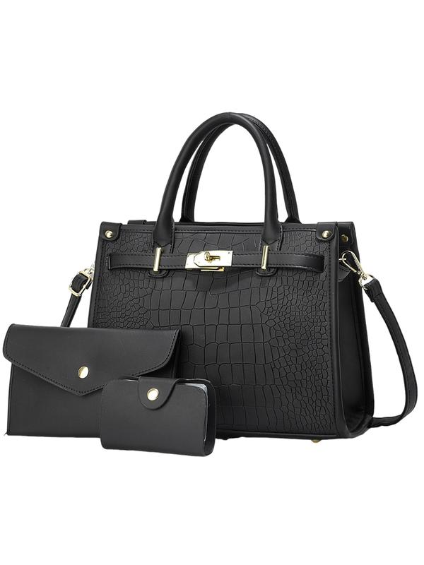 Bella Borsa - Schoudertas met Krokodilreliëf