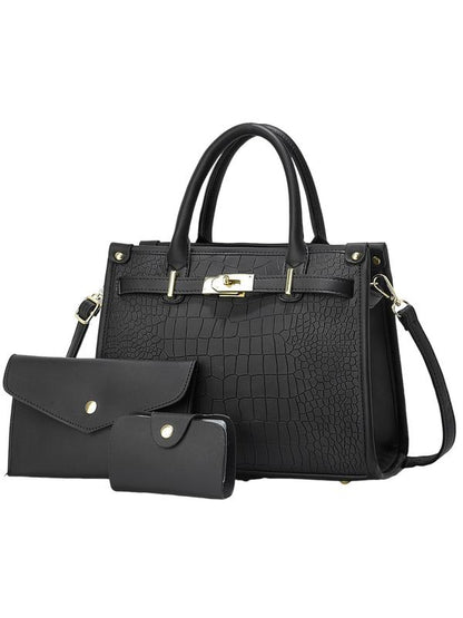 Bella Borsa - Schoudertas met Krokodilreliëf