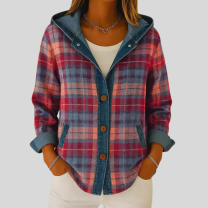 Hildred™ | Gevoerde Geruite Shacket