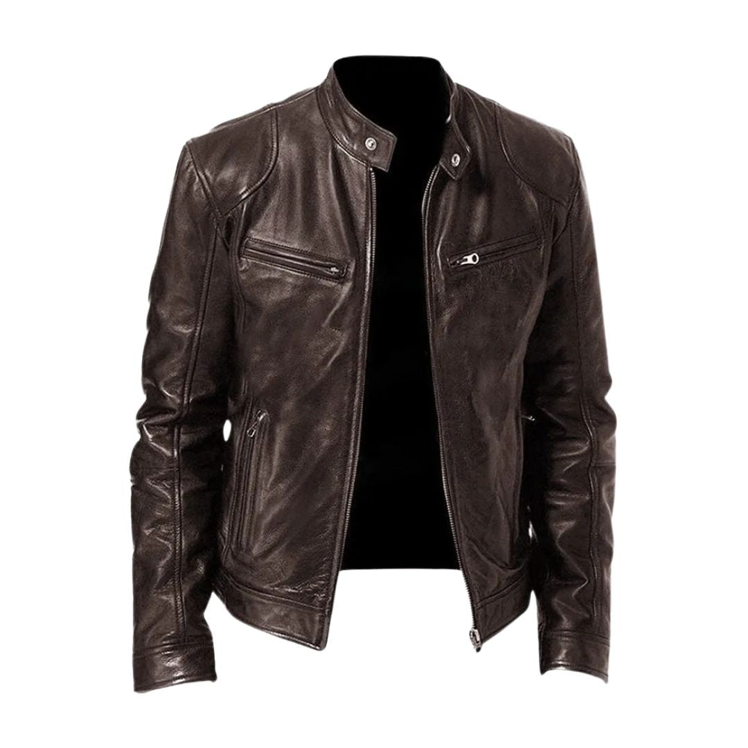 Lervaine® | Casual Leren Jack
