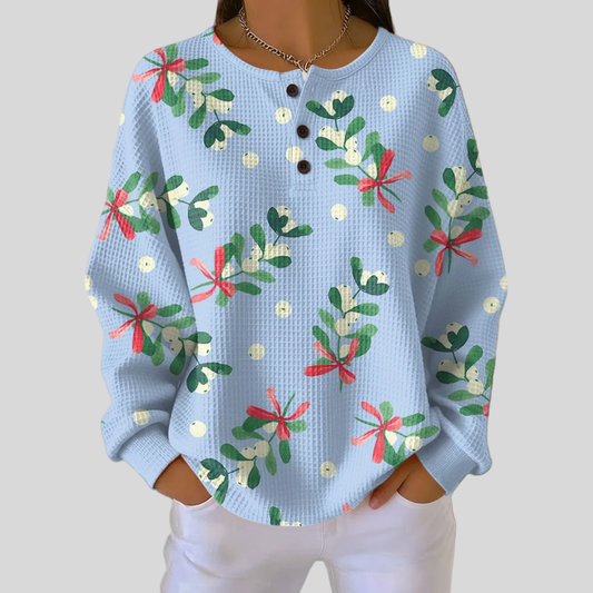 Edalynn™ | Kerstmotief Sweatshirt