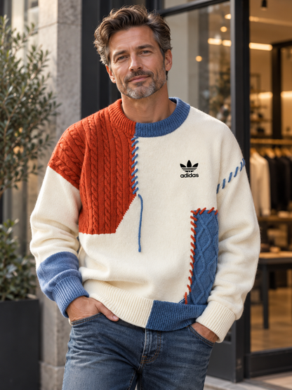 Retrotrui met geometrisch colorblock-design