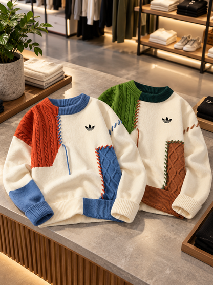 Retrotrui met geometrisch colorblock-design