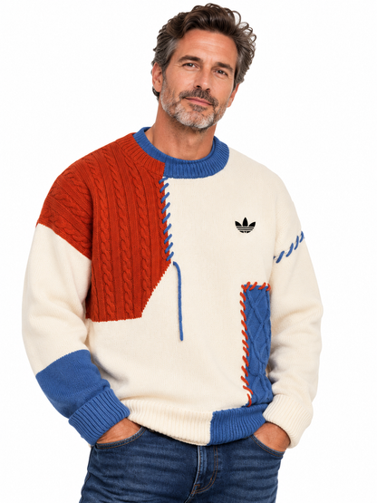 Retrotrui met geometrisch colorblock-design