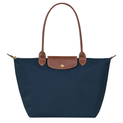 Klassieke Tas - Grote Le Pliage Tote, Marineblauw