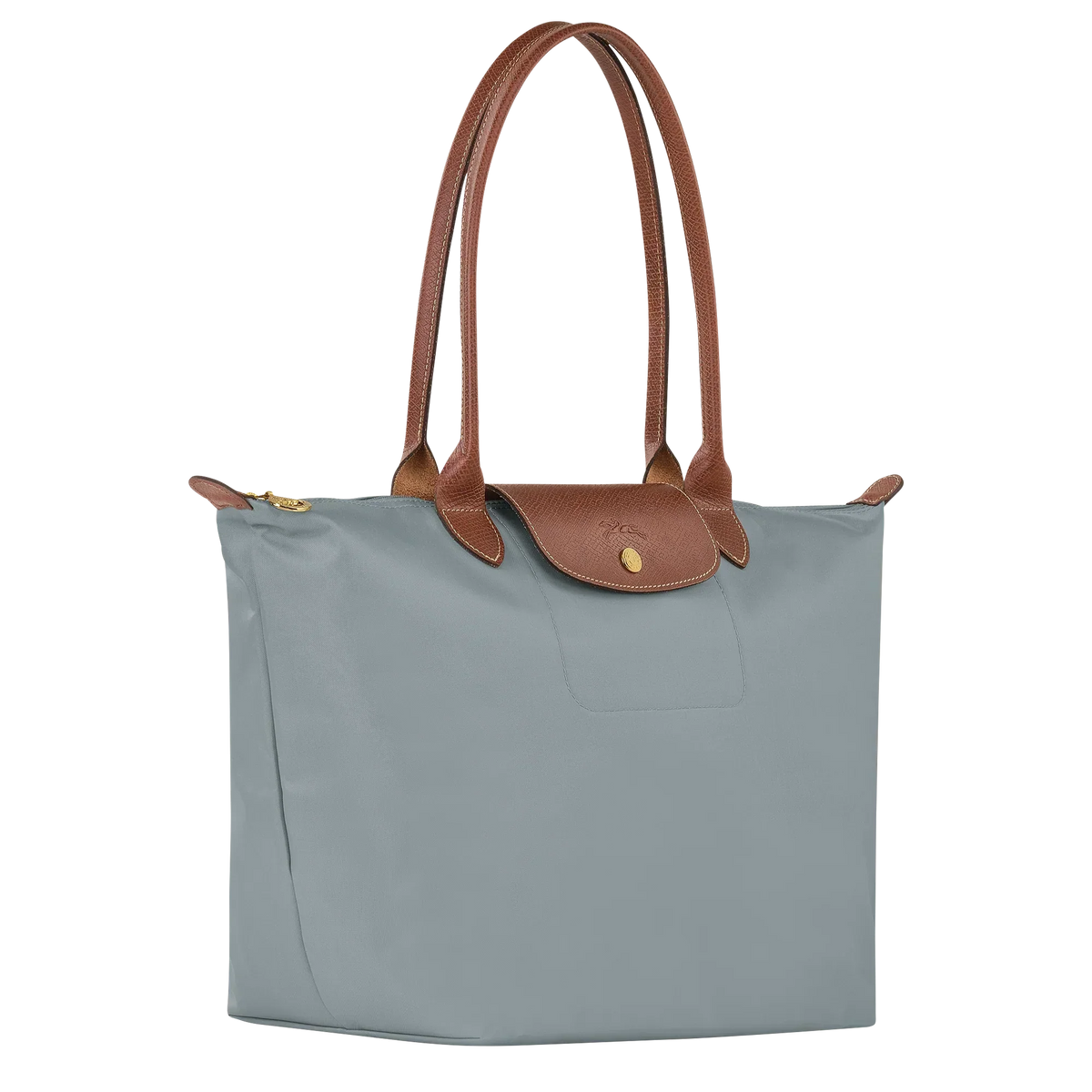 Klassieke Tas - Grote Le Pliage Tote, Staalgrijs
