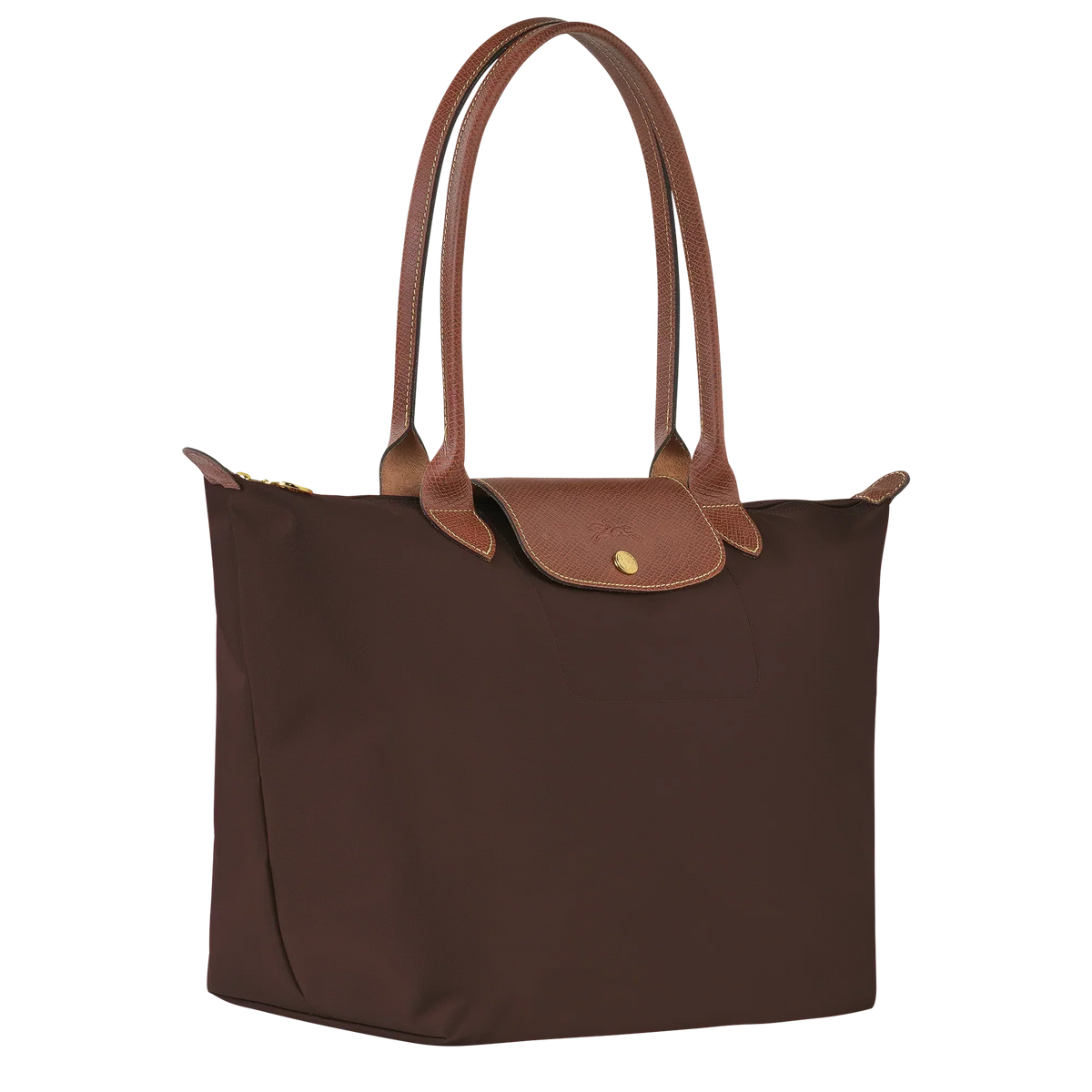 Klassieke Tas - Grote Le Pliage Tote, Ebbenhout