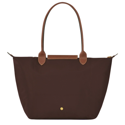 Klassieke Tas - Grote Le Pliage Tote, Ebbenhout