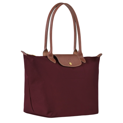 Klassieke Tas - Grote Le Pliage Draagtas, Bourgondischrood