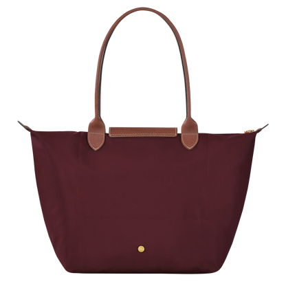 Klassieke Tas - Grote Le Pliage Draagtas, Bourgondischrood