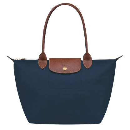 Klassieke Tas - Medium Le Pliage Tote, Marineblauw
