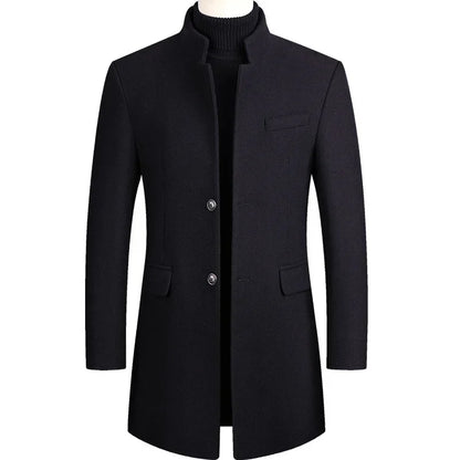 Lervaine® | Kasjmier-wollen heren trenchcoat