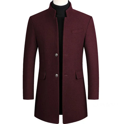 Lervaine® | Kasjmier-wollen heren trenchcoat