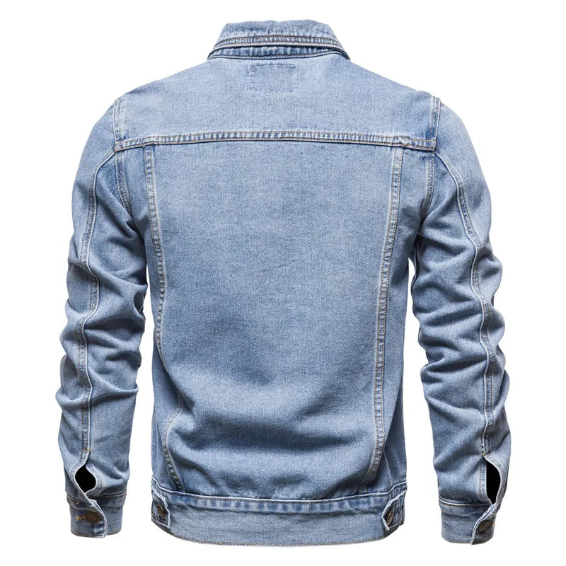 Lervaine® | Denim Motorcycle Jack