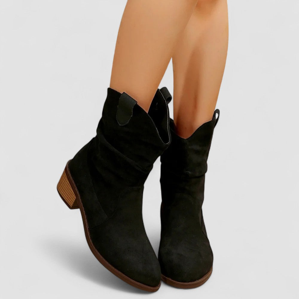 Cleo | Western Slouch-Enkellaarzen