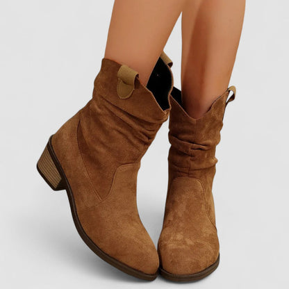 Cleo | Western Slouch-Enkellaarzen