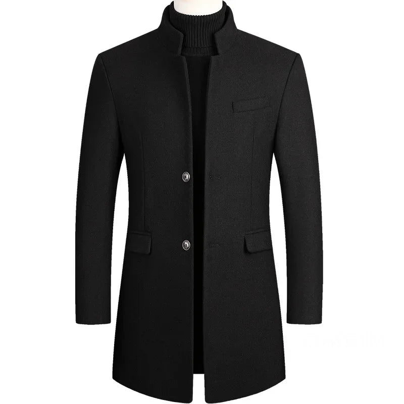 Lervaine® | Kasjmier-wollen heren trenchcoat