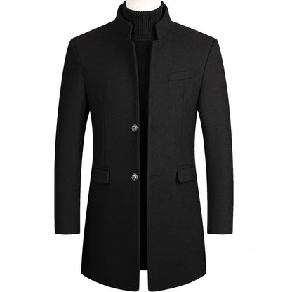 Lervaine® | Kasjmier-wollen heren trenchcoat