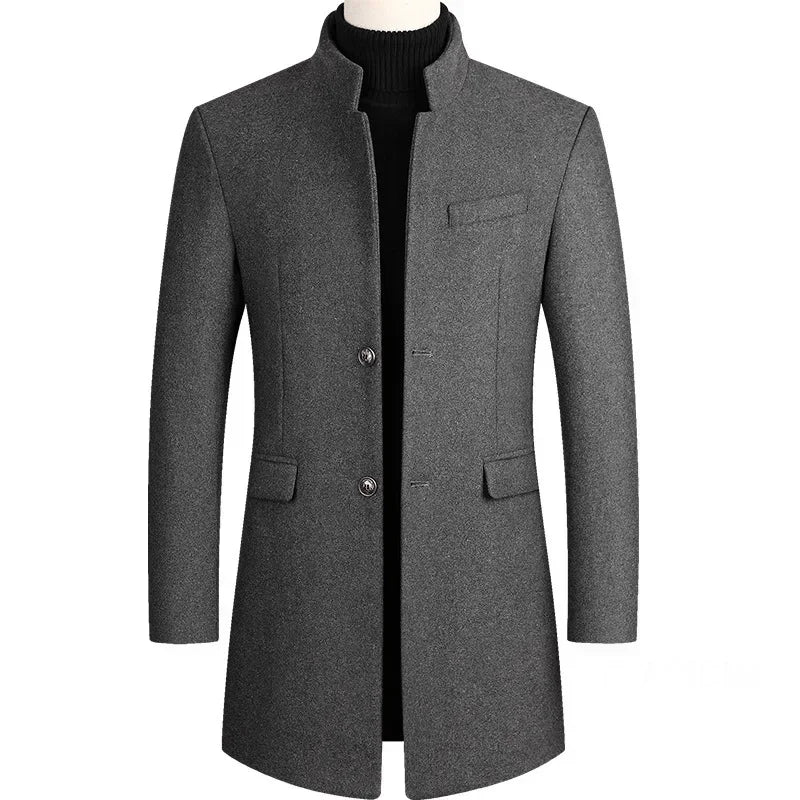 Lervaine® | Kasjmier-wollen heren trenchcoat