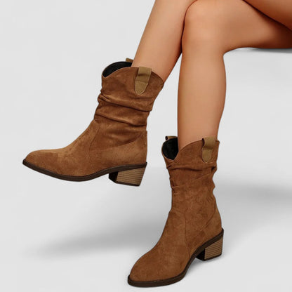Cleo | Western Slouch-Enkellaarzen
