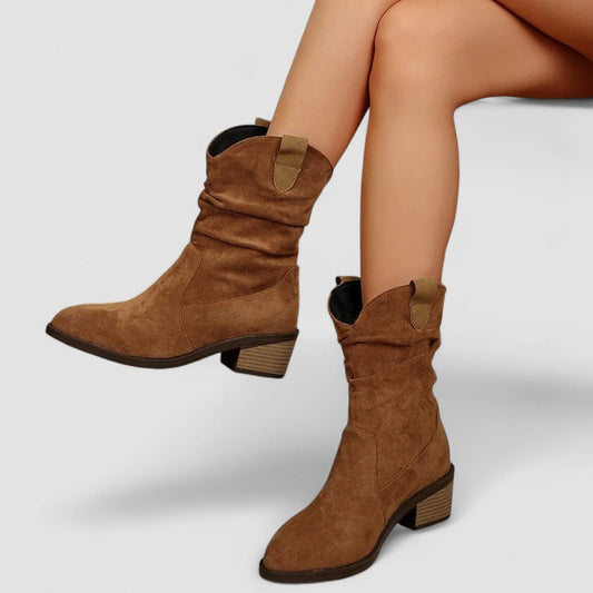 Cleo | Western Slouch-Enkellaarzen