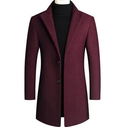 Lervaine® | Kasjmier-wollen heren trenchcoat