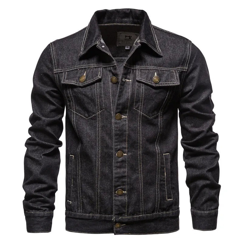 Lervaine® | Denim Motorcycle Jack