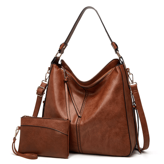 Étoile de Ville – Klassieke Vintage Lederen Handtas