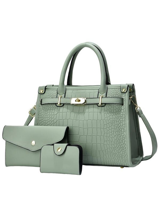 Bella Borsa - Schoudertas met Krokodilreliëf