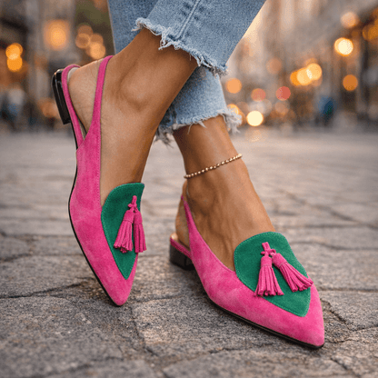 Elena | Sandalen met bandjes en franjes