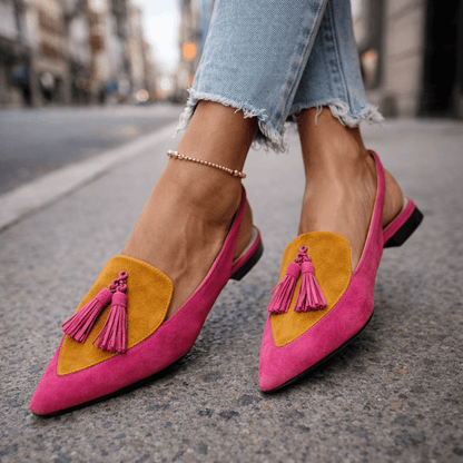 Elena | Sandalen met bandjes en franjes