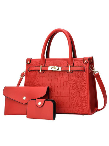 Bella Borsa - Schoudertas met Krokodilreliëf
