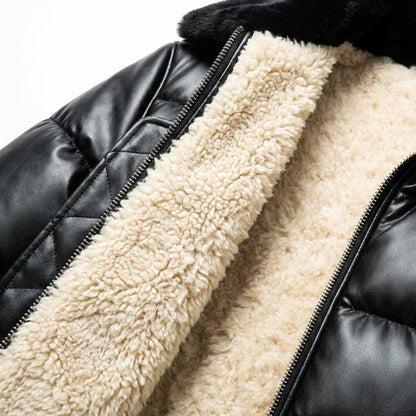 Lervaine® | Warme gewatteerde jas met vintage uitstraling