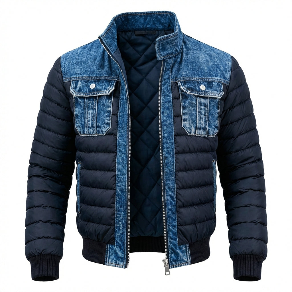 Lervaine® | Classic Denim Spijker Jas