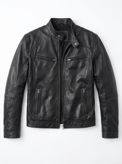 Lervaine® | Casual Leren Jack