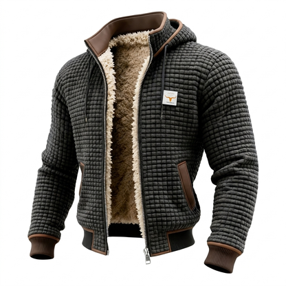 Lervaine® | Retrojack met Capuchon en Rits
