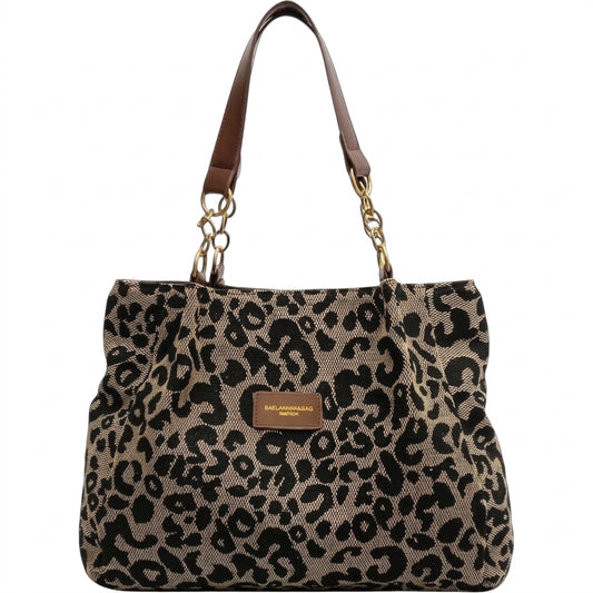 Lévrier – Canvas Shopper met Luipaardprint