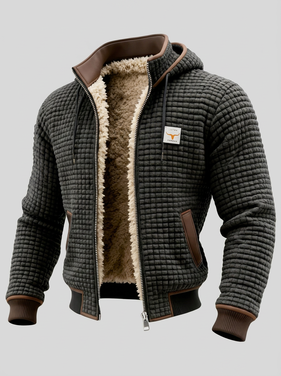 Lervaine® | Retrojack met Capuchon en Rits