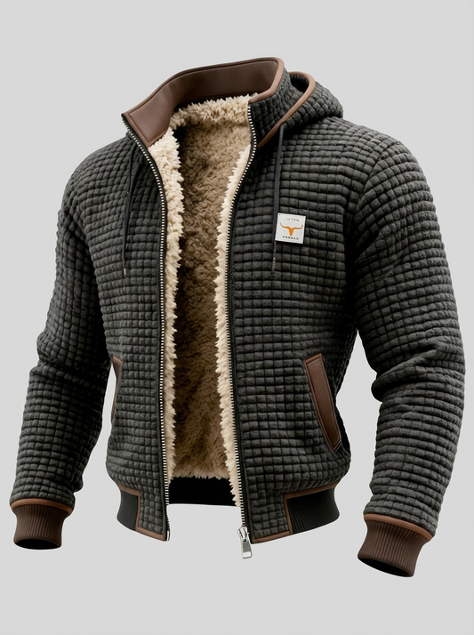 Lervaine® | Retrojack met Capuchon en Rits