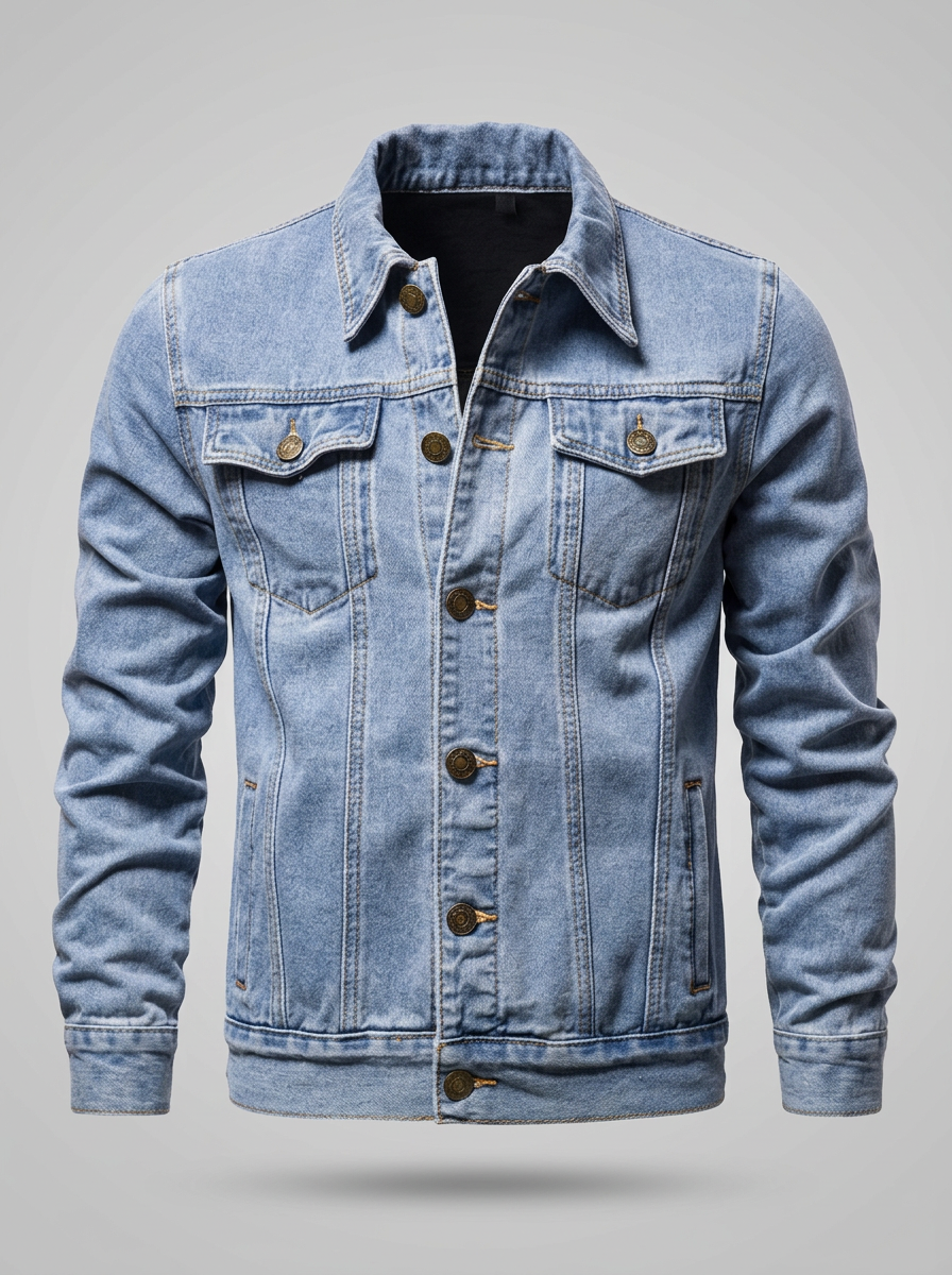 Lervaine® | Denim Motorcycle Jack