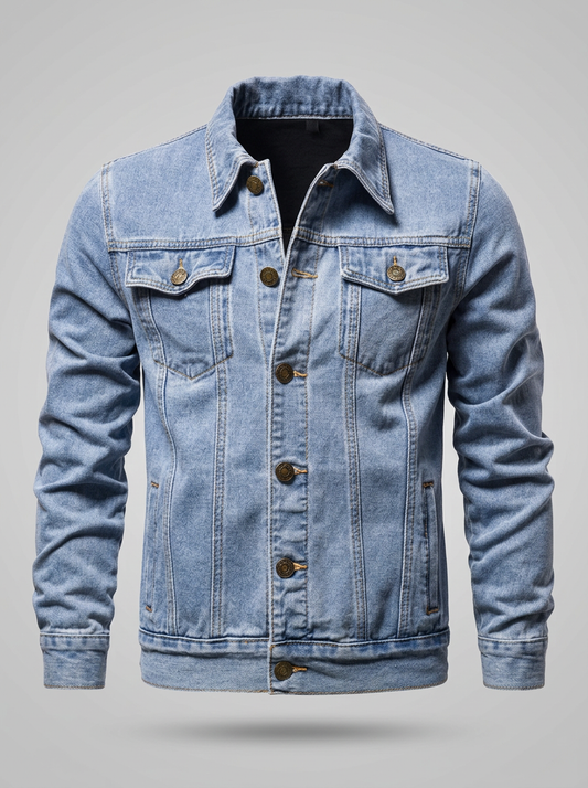 Lervaine® | Denim Motorcycle Jack