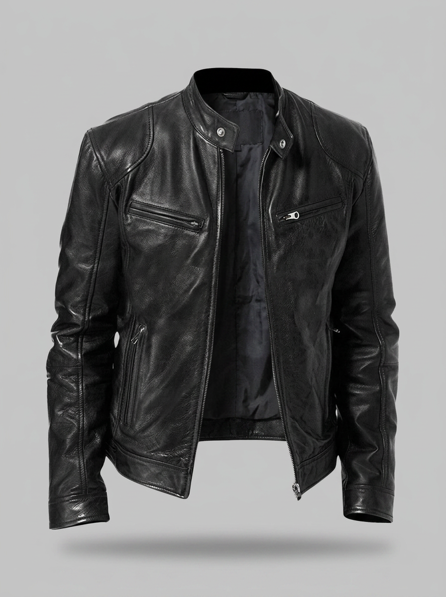 Lervaine® | Casual Leren Jack