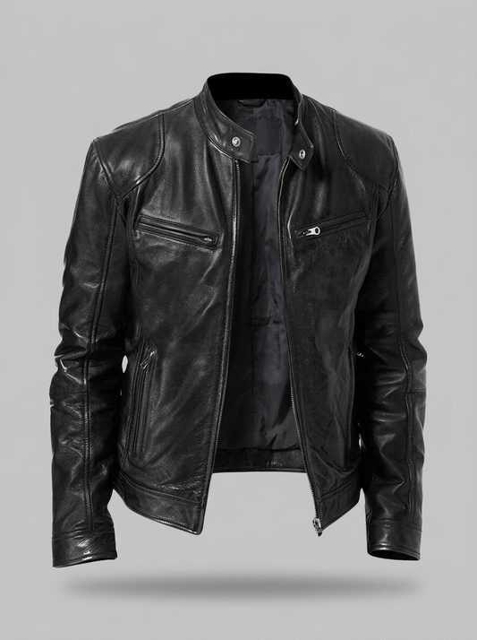 Lervaine® | Casual Leren Jack