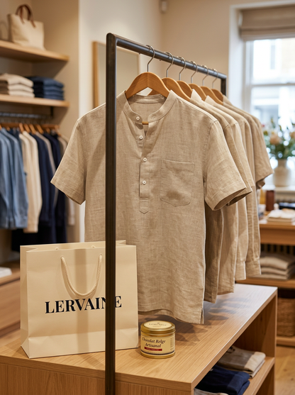 MILAN | Luchtig Henley Shirt