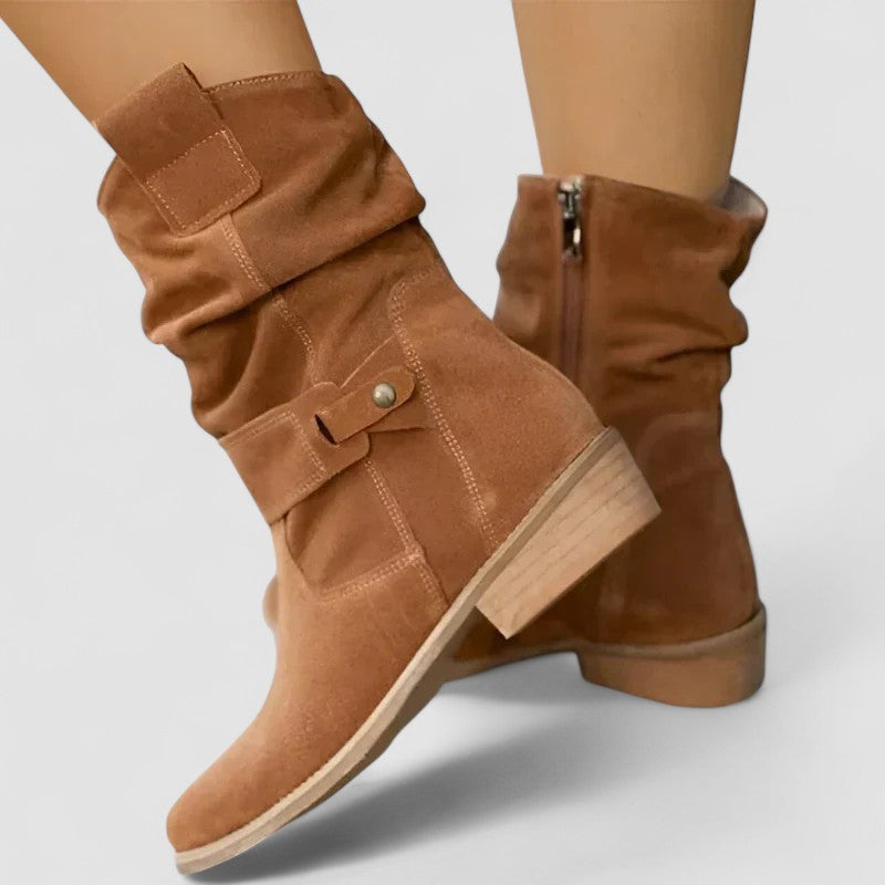 Elyse | Western Slouch-Laarzen