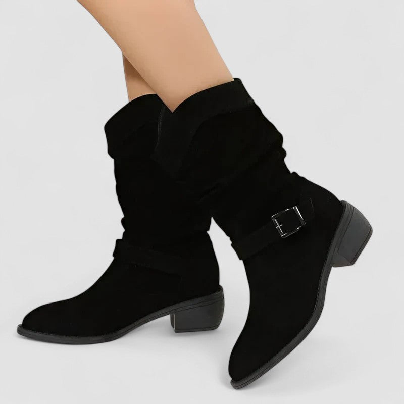 Elyse | Western Slouch-Laarzen